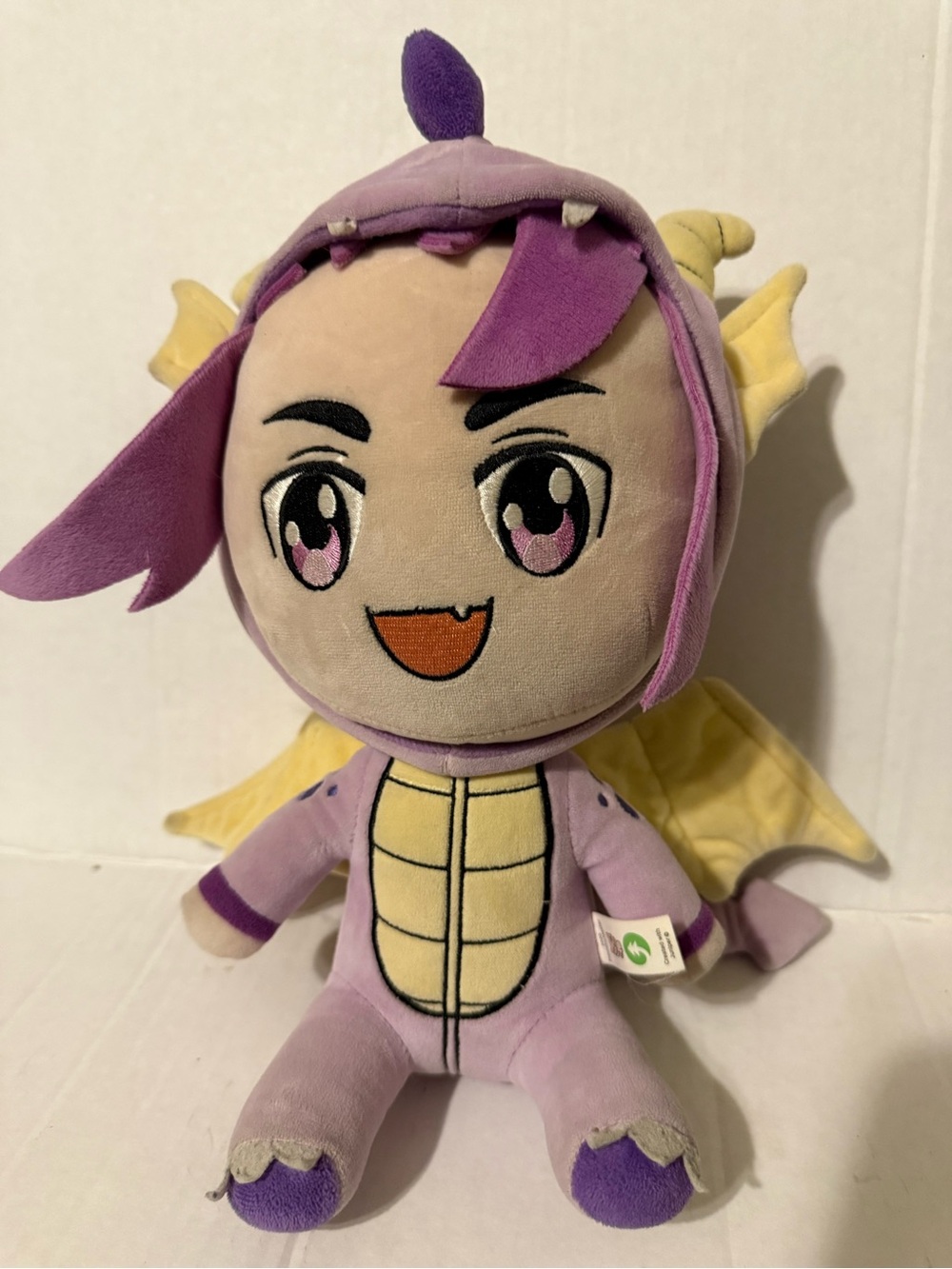 DRAGON LIGHT 11" Plush Misa Inquisitor Master Fairy Tale Juniper Purple Anime